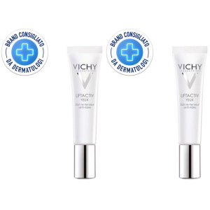 Trova Offerte di vichy liftactiv supreme contorno occhi antirughe 15 ml set da 2 2x15 m e compra online