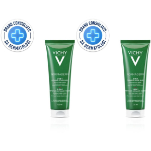 Trova Offerte di vichy normaderm 3 in 1 esfoliante + crema detergente maschera 125 ml e compra online