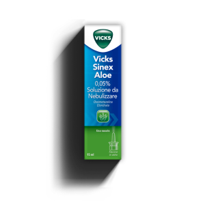 Vicks sinex aloe 0,5% 15 ml procter & gamble soluzione nebulizzante decongestionante