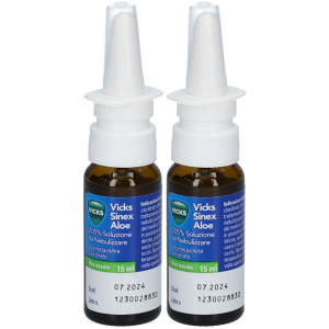 Trova Offerte di vicks sinex spray nasale per naso chiuso con aloe vera set da 2 2x15 m e compra online