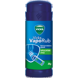 Vicks vaporub unguento balsamico per inalazione con applicatore stick 35 gr - procter & gamble