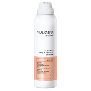 Vidermina preb mousse 150 ml detergente intimo prebiotico ph acido pelle sensibile