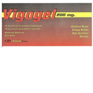 vigogel os 10+10 flaconi 200mg bugiardino cod: 909262836 