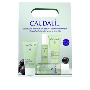 Vinopure starter kit 1 gel detergente purificante 30 ml + 1 lozione purificante 50 ml + 1 siero salicilico anti-imperfezioni 10 ml + 1 fluido idratante 15 ml