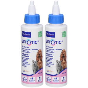 Trova Offerte di virbac epiotic® detergente auricolare per cani e gatti 2x125 ml soluzi e compra online
