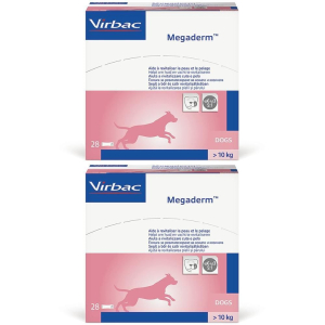 Trova Offerte di virbac megaderm per cani superiori a 10 kg 2x28x8 ml gocce orali e compra online