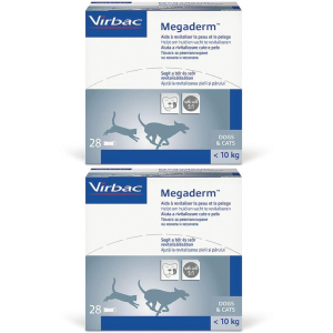 Trova Offerte di virbac megaderm per gatti e cani inferiori a 10 kg 2x28x4 ml bustina e compra online