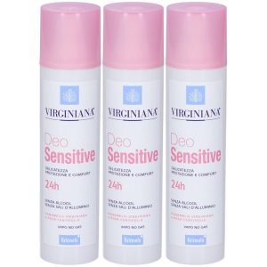 Trova Offerte di virginiana deodorante sensitive 24h spray 3x100 ml e compra online