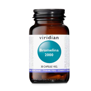 viridian bromelina 2000 30 capsule bugiardino cod: 974386219 