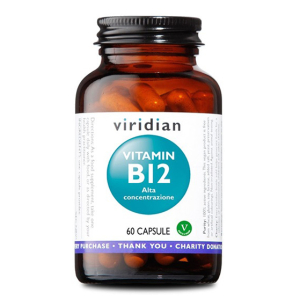 viridian vitamin b12 high60 capsule bugiardino cod: 975039088 