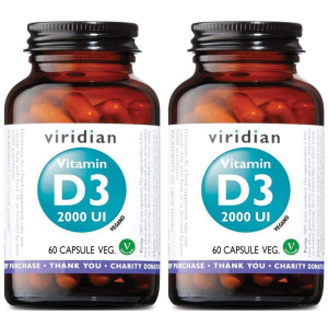 Trova Offerte di viridian vitamin d3 2000 ui set da 2 2x60 pz capsule e compra online
