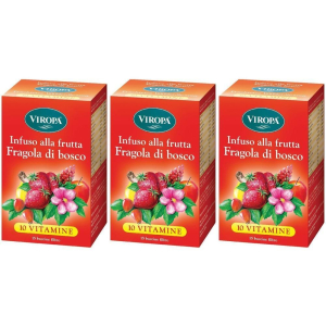 Trova Offerte di viropa infuso alla frutta 10 vitamine fragola del bosco bustine 3x15 p e compra online