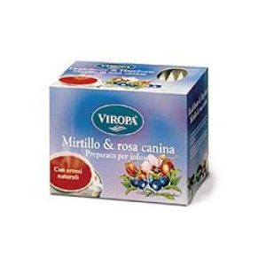 viropa mirtillo/rosa can15 bustine bugiardino cod: 901374924 