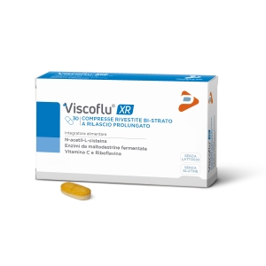 Trova Offerte di Viscoflu xr integratore per le vie respiratorie e il sistema immunitario 30 compresse a rilascio prolungato e compra online
