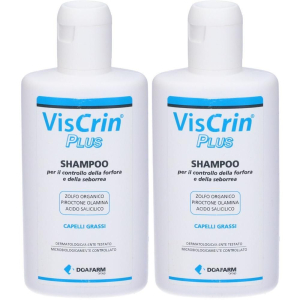 Trova Offerte di viscrin plus shampoo antiforfora 2x200 ml e compra online