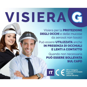 visiera g protezione occhi bugiardino cod: 980486524 