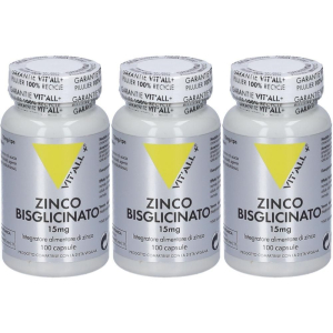 Trova Offerte di vit'all+ ® zinco bisglicinato 3x24 g capsule e compra online