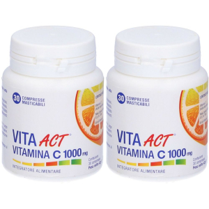 Trova Offerte di vita act® vitamina c 1000 integratore alimentare set da 2 2x42 g compr e compra online