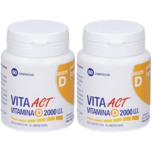 Trova Offerte di vita act vitamina d 2000ui set da 2 2x60 pz compresse e compra online