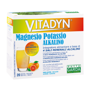 vitadyn alkalino magnesio potassio 20 buste bugiardino cod: 902788607 