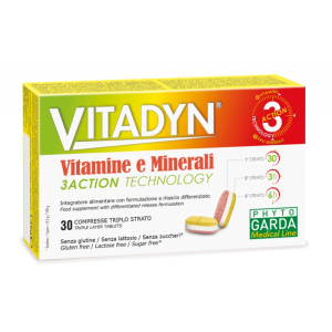 vitadyn vitamine/min 30 compresse dif bugiardino cod: 982821732 
