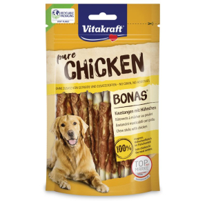 Trova Offerte di vitakraft cane snack pure chicken bonas bastoncini masticabili con pollo 80gr e compra online