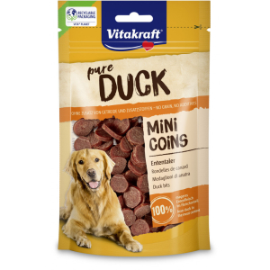 Trova Offerte di vitakraft cane snack pure duck mini coins anatra 80gr e compra online