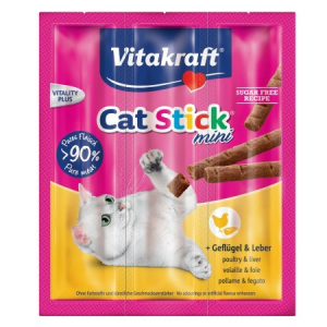 Trova Offerte di vitakraft gatto snack cat stick healthy pollo erba gatta 3pz 18gr e compra online