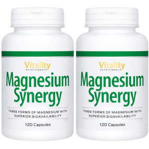 Trova Offerte di vitality nutritionals magnesium synergy capsule set da 2 2x94,1 g caps e compra online
