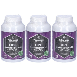 Trova Offerte di vitamaze opc estratto semi di uva + vitamina c compresse 3x158,4 g com e compra online