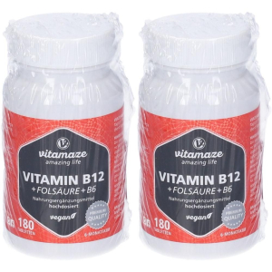 Trova Offerte di vitamaze vitamin b12 + acido folico b6 2x45 g compresse e compra online