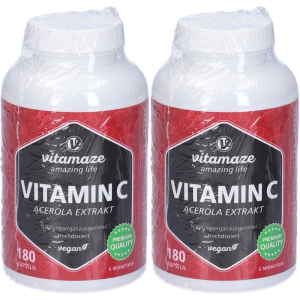 Trova Offerte di vitamaze vitamina c estratto di acerola capsule 2x144 g e compra online