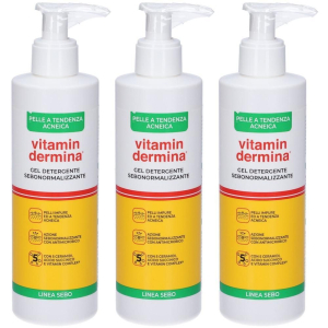 Trova Offerte di vitamin dermina gel detergente sebonormalizzante 3x240 ml e compra online