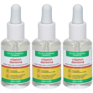 Trova Offerte di vitamin dermina siero peeling cheratolitico 3x30 ml e compra online