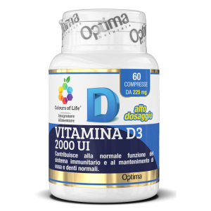vitamina d3 2000 60 compresse colours bugiardino cod: 980642894 