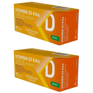 Trova Offerte di vitamina d3 krka 1000 ui 60 compresse 2x12 g e compra online