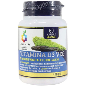 colours of life vitamina d3 veg 60 capsule - bugiardino cod: 975434539 