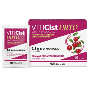 Trova Offerte di viticist urto integratore per la funzionalità delle vie urinarie 10 buste e compra online