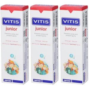 Trova Offerte di vitis® junior gel dentifricio 3x75 ml e compra online