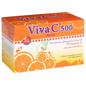 vivac 500 15 flaconi 10 ml vitamina c per bugiardino cod: 980423659 
