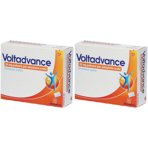 Trova Offerte di voltadvance 25 mg polvere per soluzione orale set da 2 2x20 pz bustina e compra online