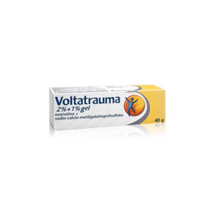 voltatrauma gel 40g 2%+1% bugiardino cod: 024170019 