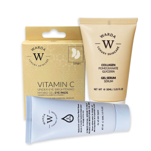 Trova Offerte di warda skincare ccollagen gel serum 30ml+hydro gel+ siero viso collo 3 e compra online