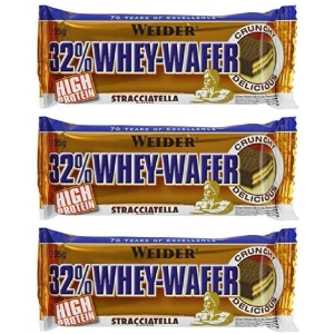 Trova Offerte di Weider 32% protein wafer stracciatella 3x35 g e compra online