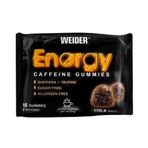 Weider energy caffeine gummies 32 g caramelle