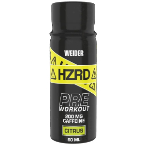 Weider hzrd shot pre workout energia e concentrazione 60 ml
