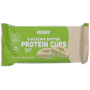 Trova Offerte di Weider protein butter cups pistacchio 42 g biscotti e compra online