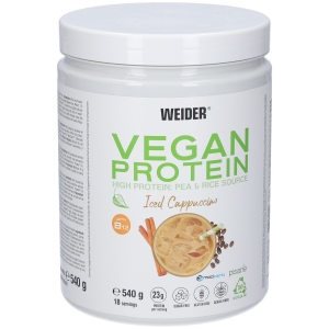 Trova Offerte di Weider vegan protein cappuccino polvere 540 g per sospensione e compra online
