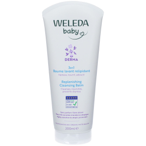 Weleda baby balsamo detergente restitutivo 3in1 200 ml per neonati e bambini