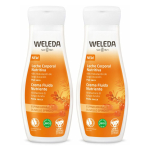Trova Offerte di weleda crema fluida nutriente olivello spinoso set da 2 2x200 ml e compra online